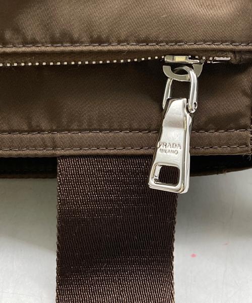 PRADA（プラダ）PRADA (プラダ) Re-Nylon トートバッグ シエナブラウン ブランデーの古着・服飾アイテム