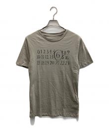 MM6 Maison Margiela（エムエムシックスメゾンマルジェラ）の古着「ナンバリングTシャツ」｜グレー