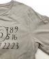 中古・古着 MM6 Maison Margiela (エムエムシックスメゾンマルジェラ) ナンバリングTシャツ グレー サイズ:16：10000円