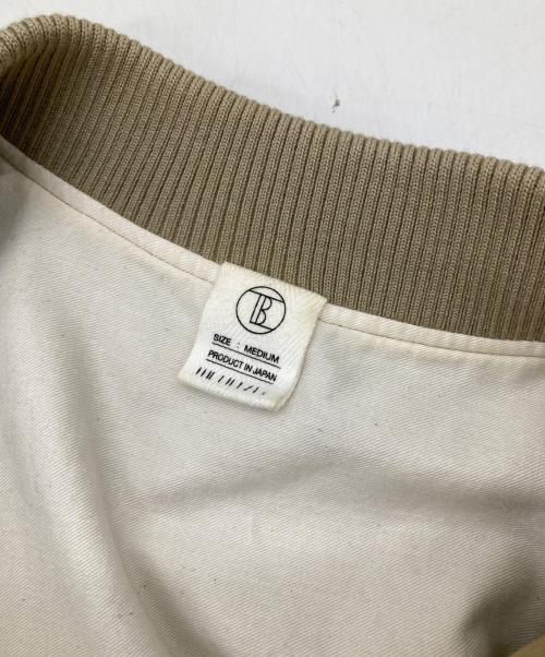 THE LIBRARY（ザ ライブラリー）THE LIBRARY (ザ ライブラリー) ブルゾン ベージュ サイズ:Mの古着・服飾アイテム