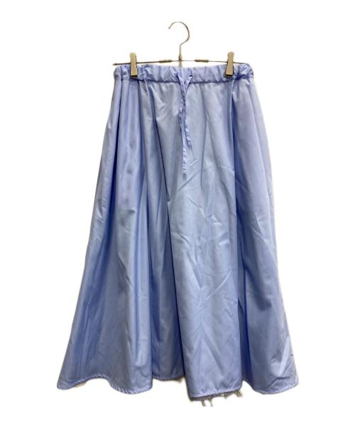 THE LIBRARY（ザ ライブラリー）THE LIBRARY (ザ ライブラリー) ［別注］quitan / BUSTLE EASY SKIRT ブルー サイズ:Fの古着・服飾アイテム