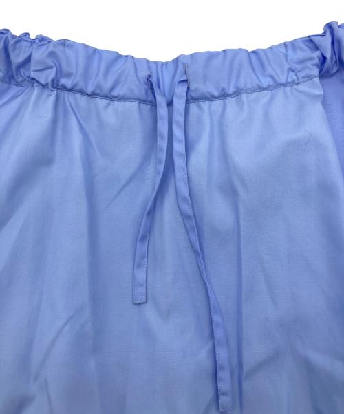 THE LIBRARY（ザ ライブラリー）THE LIBRARY (ザ ライブラリー) ［別注］quitan / BUSTLE EASY SKIRT ブルー サイズ:Fの古着・服飾アイテム