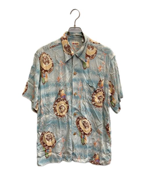 Sun Surf（サンサーフ）Sun Surf (サンサーフ) RAYON LOVERS UMBRELLA ブルー サイズ:Lの古着・服飾アイテム