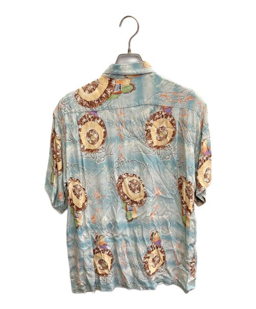 Sun Surf（サンサーフ）Sun Surf (サンサーフ) RAYON LOVERS UMBRELLA ブルー サイズ:Lの古着・服飾アイテム