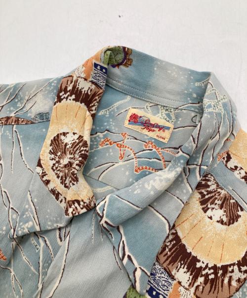 Sun Surf（サンサーフ）Sun Surf (サンサーフ) RAYON LOVERS UMBRELLA ブルー サイズ:Lの古着・服飾アイテム