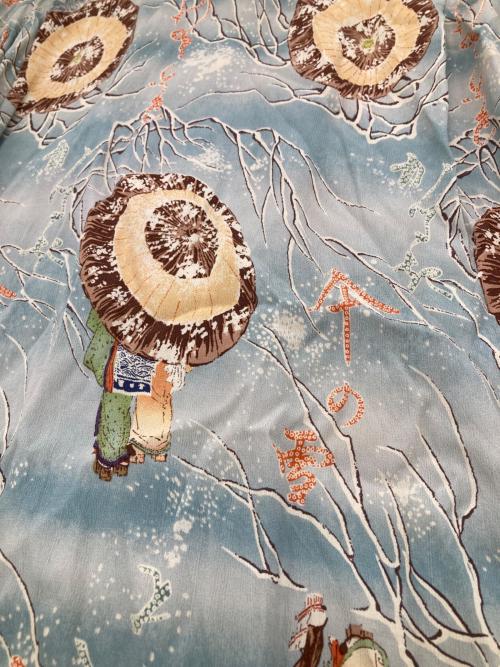 Sun Surf（サンサーフ）Sun Surf (サンサーフ) RAYON LOVERS UMBRELLA ブルー サイズ:Lの古着・服飾アイテム