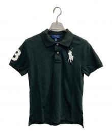 POLO RALPH LAUREN（ポロ・ラルフローレン）の古着「BIGポロシャツ」｜ブラック