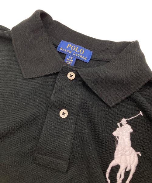 POLO RALPH LAUREN（ポロ・ラルフローレン）POLO RALPH LAUREN (ポロ・ラルフローレン) BIGポロシャツ ブラック サイズ: L(14-16)ボーイズの古着・服飾アイテム