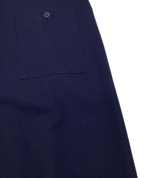 Y's（ワイズ）Y's (ワイズ) ウールデザインスカート ネイビー サイズ:表記無しの古着・服飾アイテム