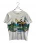 HABITAT（ハビタット）の古着「アニマルプリントＴシャツ/HABITAT XCVIII」｜ホワイト