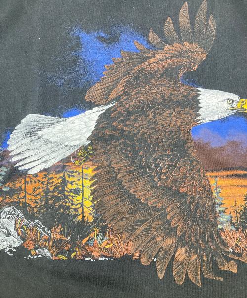 GILDAN（ギルダン）GILDAN (ギルダン) 90’S/イーグルプリントTシャツ/ IMAGE WEET 1995 ブラック サイズ:Lの古着・服飾アイテム