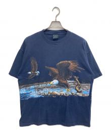 habitat（ハビタット）の古着「USA製　アニマル両面TEE」｜ネイビー