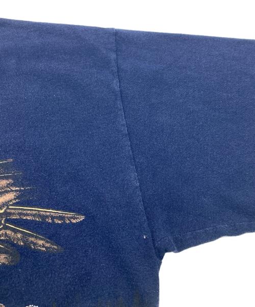 habitat（ハビタット）HABITAT (ハビタット) USA製　アニマル両面TEE ネイビー サイズ:XLの古着・服飾アイテム