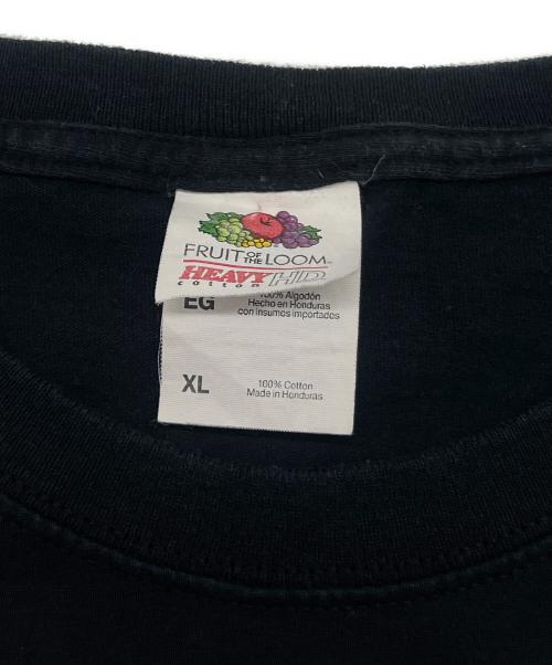 FRUIT OF THE LOOM（フルーツオブザルーム）FRUIT OF THE LOOM (フルーツオブザルーム) アニマルTEE ブラック サイズ:XLの古着・服飾アイテム