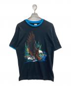 FRUIT OF THE LOOMフルーツオブザルーム）の古着「USA製　アニマルTEE」｜ブラック
