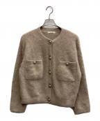 Whim Gazetteウィムガゼット）の古着「ファーボタンジャケット」｜ブラウン