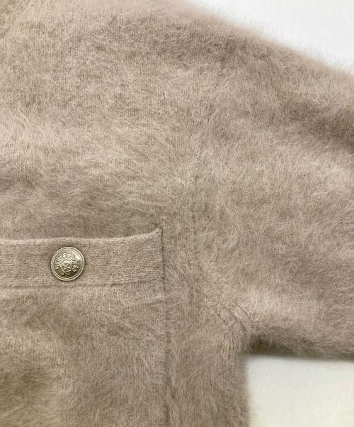 Whim Gazette（ウィムガゼット）Whim Gazette (ウィムガゼット) ファーボタンジャケット ブラウン サイズ:Freeの古着・服飾アイテム