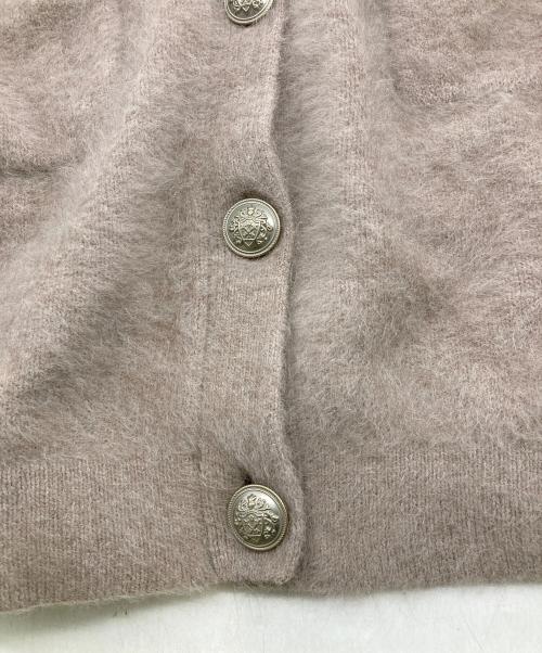 Whim Gazette（ウィムガゼット）Whim Gazette (ウィムガゼット) ファーボタンジャケット ブラウン サイズ:Freeの古着・服飾アイテム