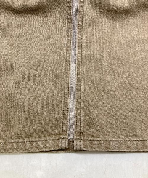 Tu es mon TRESOR（トゥ エ モン トレゾア）Tu es mon TRESOR (トゥ エ モン トレゾア) 6(ROKU) BEAUTY&YOUTH (ロク ビューティーアンドユース) The Labradorite Denim Skirt ブラウン 未使用品の古着・服飾アイテム