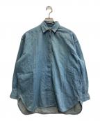 Tu es mon TRESORトゥ エ モン トレゾア）の古着「The Turquoise Oversized Denim」｜ネイビー