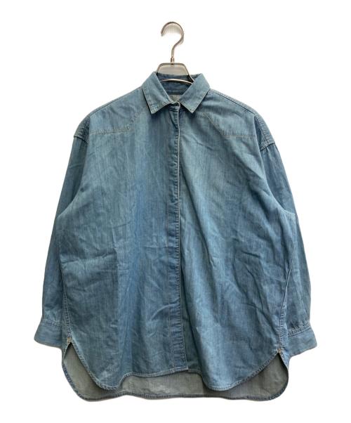 Tu es mon TRESOR（トゥ エ モン トレゾア）Tu es mon TRESOR (トゥ エ モン トレゾア) The Turquoise Oversized Denim ネイビー サイズ:Sの古着・服飾アイテム
