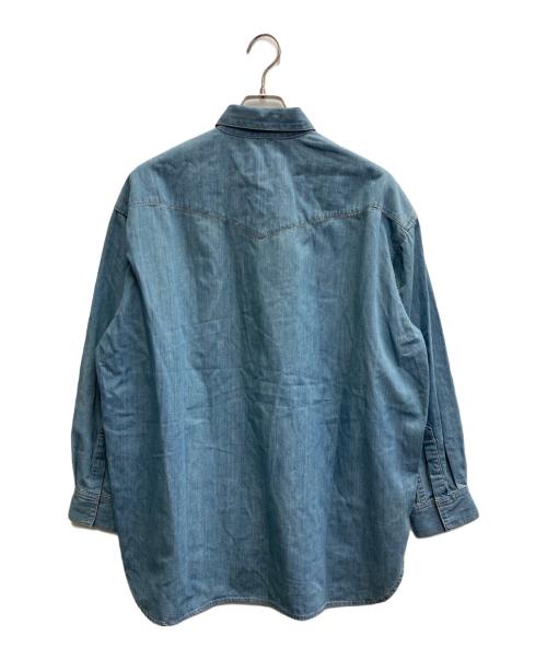 Tu es mon TRESOR（トゥ エ モン トレゾア）Tu es mon TRESOR (トゥ エ モン トレゾア) The Turquoise Oversized Denim ネイビー サイズ:Sの古着・服飾アイテム