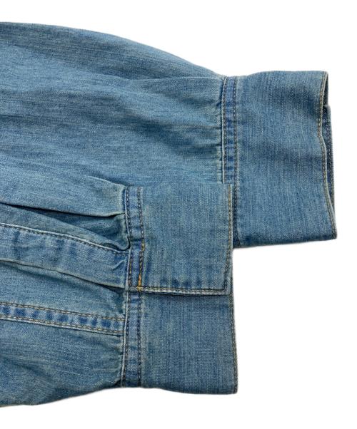 Tu es mon TRESOR（トゥ エ モン トレゾア）Tu es mon TRESOR (トゥ エ モン トレゾア) The Turquoise Oversized Denim ネイビー サイズ:Sの古着・服飾アイテム