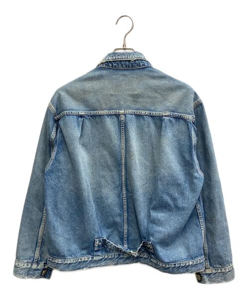 NEEDBY heritage（ニードバイヘリテージ）NEEDBY heritage (ニードバイヘリテージ) 1st型ユーズド加工デニムジャケット ブルー サイズ:1の古着・服飾アイテム
