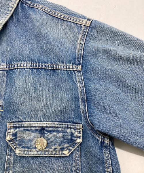 NEEDBY heritage（ニードバイヘリテージ）NEEDBY heritage (ニードバイヘリテージ) 1st型ユーズド加工デニムジャケット ブルー サイズ:1の古着・服飾アイテム