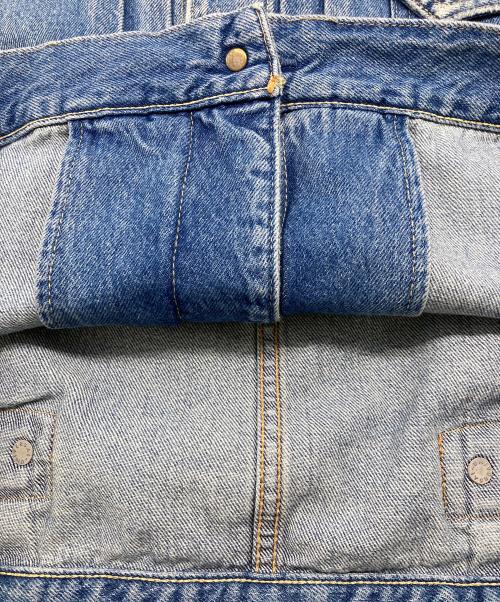 NEEDBY heritage（ニードバイヘリテージ）NEEDBY heritage (ニードバイヘリテージ) 1st型ユーズド加工デニムジャケット ブルー サイズ:1の古着・服飾アイテム