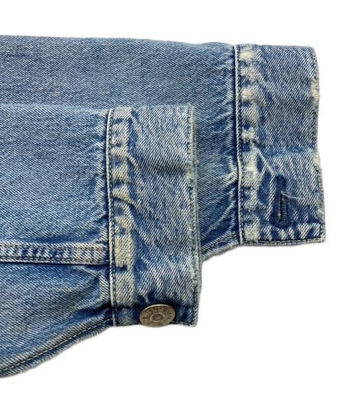NEEDBY heritage（ニードバイヘリテージ）NEEDBY heritage (ニードバイヘリテージ) 1st型ユーズド加工デニムジャケット ブルー サイズ:1の古着・服飾アイテム