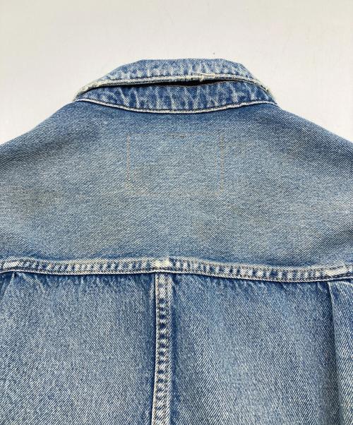 NEEDBY heritage（ニードバイヘリテージ）NEEDBY heritage (ニードバイヘリテージ) 1st型ユーズド加工デニムジャケット ブルー サイズ:1の古着・服飾アイテム