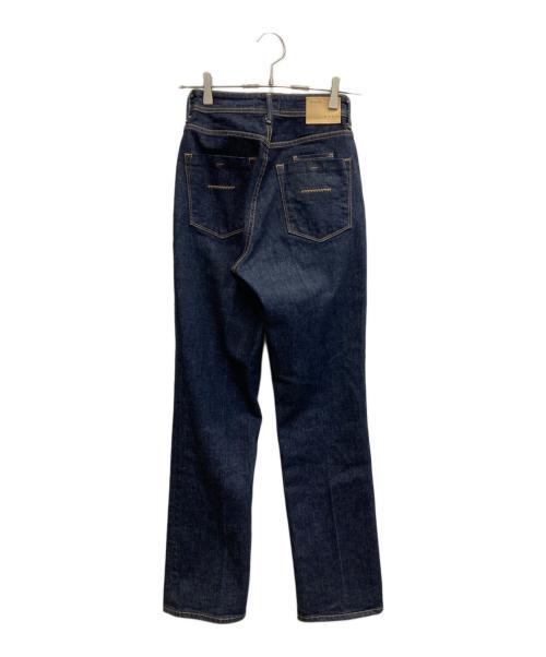 YANUK（ヤヌーク）YANUK (ヤヌーク) etre (エトレ) センタークリースストレートデニム ネイビー サイズ:23の古着・服飾アイテム