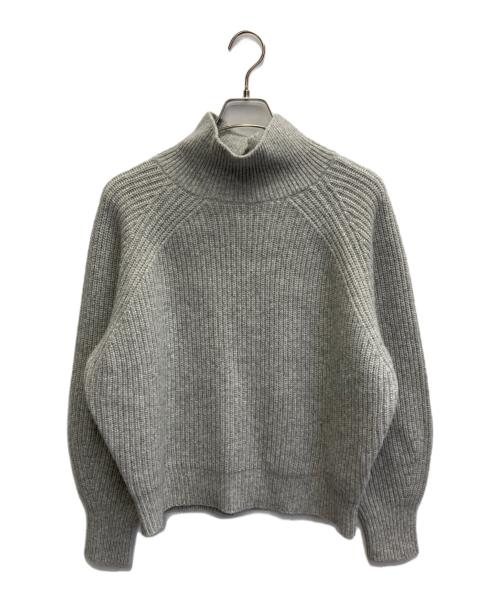 IENA（イエナ）IENA (イエナ) カシミヤブレンドハイネックニット グレー サイズ:FREEの古着・服飾アイテム