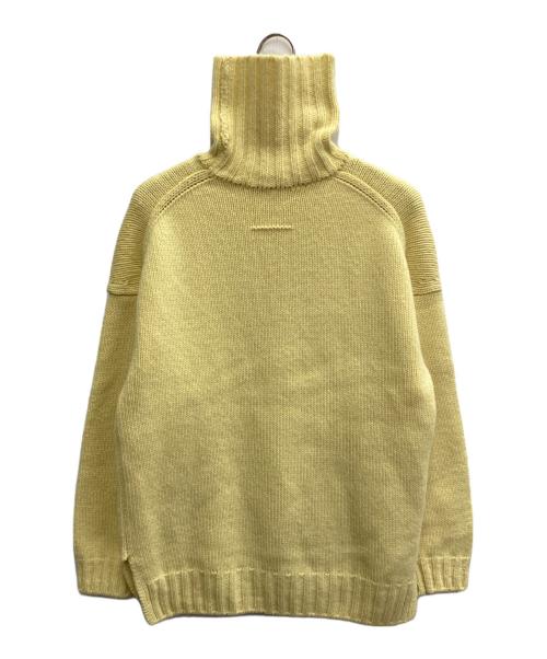 SLOANE（スローン）SLOANE (スローン) 3G ジーロンラム×カシミヤ ドロップショルダー イエロー サイズ:Mの古着・服飾アイテム