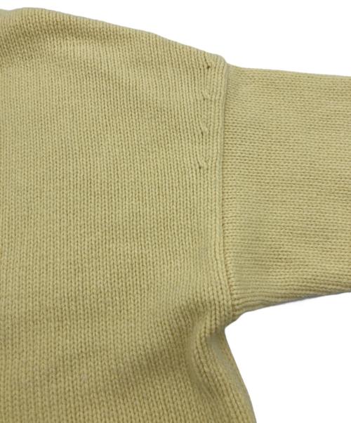 SLOANE（スローン）SLOANE (スローン) 3G ジーロンラム×カシミヤ ドロップショルダー イエロー サイズ:Mの古着・服飾アイテム