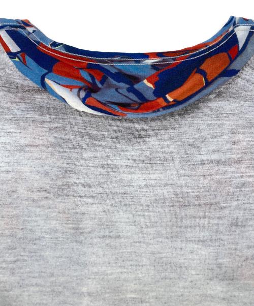 PAUL SMITH（ポールスミス）PAUL SMITH (ポールスミス) だまし絵 プリント 半袖 Tシャツ グレー サイズ:Mの古着・服飾アイテム