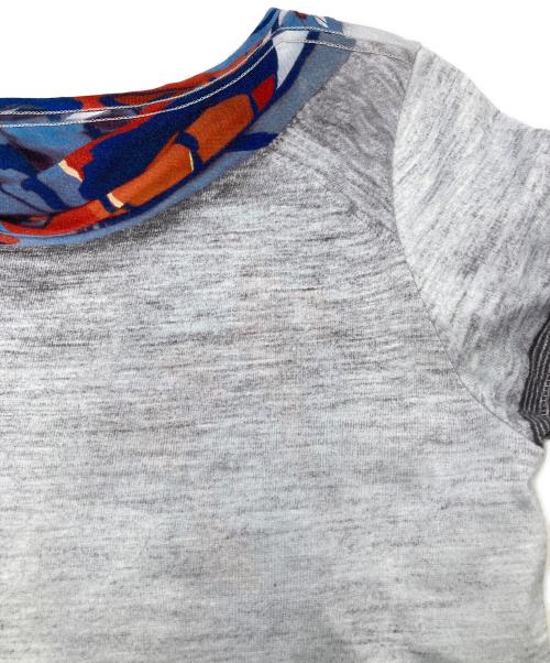 PAUL SMITH（ポールスミス）PAUL SMITH (ポールスミス) だまし絵 プリント 半袖 Tシャツ グレー サイズ:Mの古着・服飾アイテム