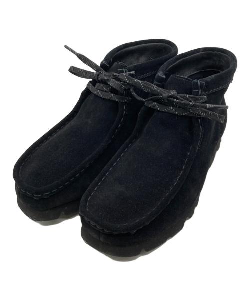 CLARKS（クラークス）CLARKS (クラークス) ワラビーブーツ ブラック サイズ:24の古着・服飾アイテム