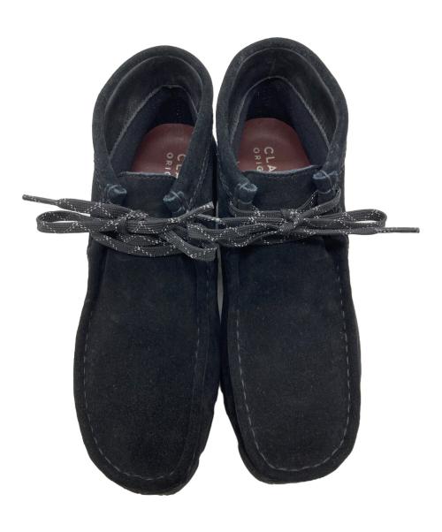 CLARKS（クラークス）CLARKS (クラークス) ワラビーブーツ ブラック サイズ:24の古着・服飾アイテム