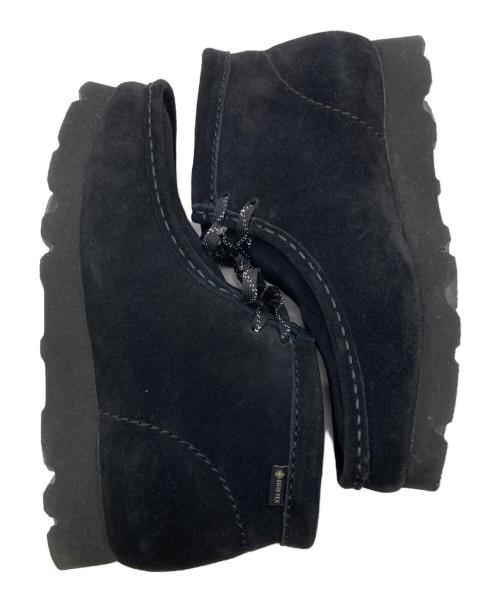 CLARKS（クラークス）CLARKS (クラークス) ワラビーブーツ ブラック サイズ:24の古着・服飾アイテム