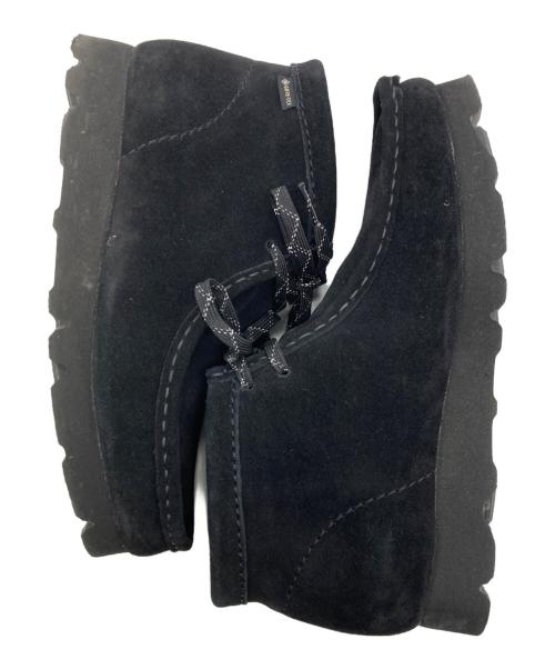 CLARKS（クラークス）CLARKS (クラークス) ワラビーブーツ ブラック サイズ:24の古着・服飾アイテム