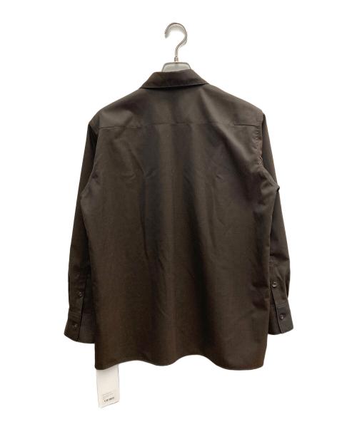 Tu es mon TRESOR（トゥ エ モン トレゾア）Tu es mon Tresor (トゥ エ モン トレゾア) Wool Vareuse Shirt ブラウン サイズ:S 未使用品の古着・服飾アイテム