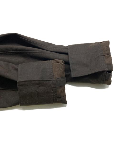 Tu es mon TRESOR（トゥ エ モン トレゾア）Tu es mon Tresor (トゥ エ モン トレゾア) Wool Vareuse Shirt ブラウン サイズ:S 未使用品の古着・服飾アイテム