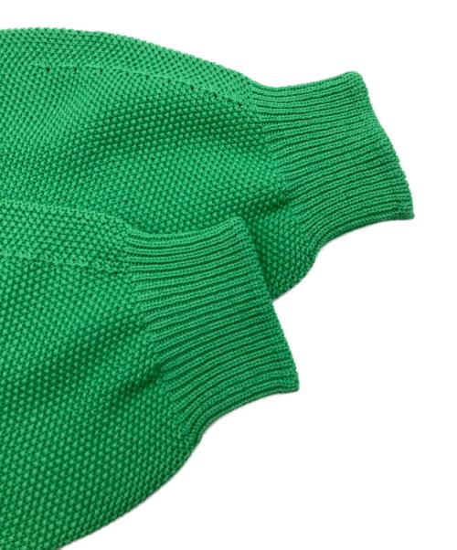 BALLSEY（ボールジィ）BALLSEY (ボールジィ) モスステッチ Vネックプルオーバー グリーン サイズ:Sの古着・服飾アイテム