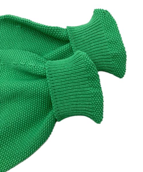 BALLSEY（ボールジィ）BALLSEY (ボールジィ) モスステッチ Vネックプルオーバー グリーン サイズ:Sの古着・服飾アイテム