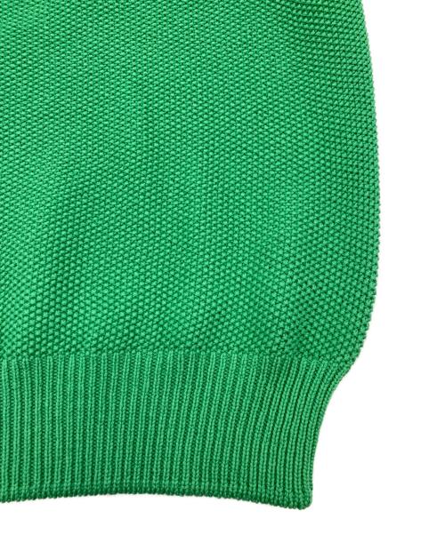 BALLSEY（ボールジィ）BALLSEY (ボールジィ) モスステッチ Vネックプルオーバー グリーン サイズ:Sの古着・服飾アイテム