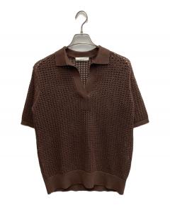 中古・古着通販】ebure (エブール) リネンシルクシャツ ブルー サイズ