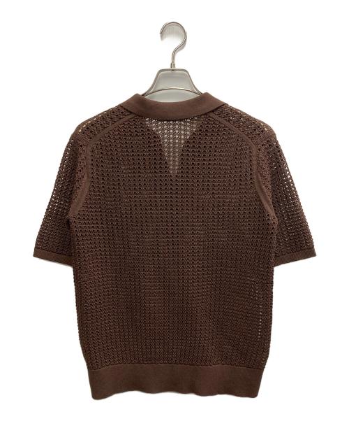 ebure（エブール）EBURE (エブール) コットンドライメッシュセーター ブラウン サイズ:下記参照の古着・服飾アイテム
