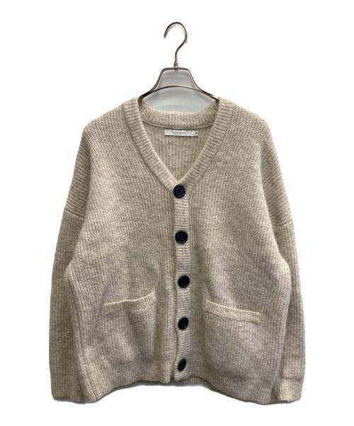 VICTIM（ヴィクティム）VICTIM (ヴィクティム) MOHAIR BIG CARDIGAN / モヘアウール カーディガン ベージュ サイズ:Mの古着・服飾アイテム